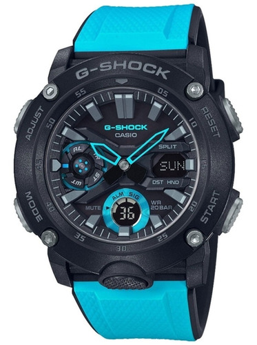 Reloj Casio G-shock Ga2000-1a2 Agente Oficial 