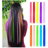 Clip Recto 10pcs En Colores Del Pelo Sintético 55cm