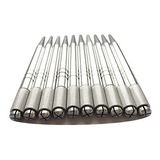 Venta Al Por Mayor De Aluminio Microblading Pen 10pcs Plata 
