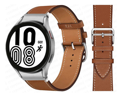 Para Samsung Galaxy Watch 6 4 Correa Hermes De Cuero