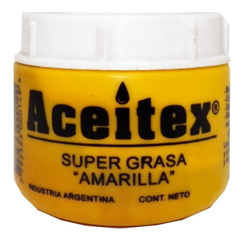 Grasa Amarilla Aceitex X 500 Grs Ideal Bujes Poleas Ejes