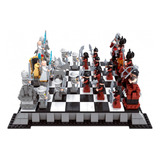 Ajedrez Medieval Armable Chess 1142pcs 27907 juego mesa