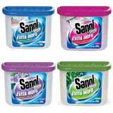 4 Evita Anti Mofo Desumidificador Sanol   De 100g Promoção