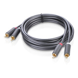 Ugreen - Cable De Audio Som Rca Macho 10519 Blindado De 3 M