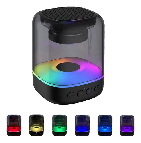 Bluetooth 5.3 Altavoz Portátil, Bocina Recargable Rgb Luces