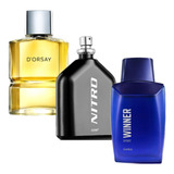 Perfume Dorsay + Nitro Negra + Winner S - mL a $507
