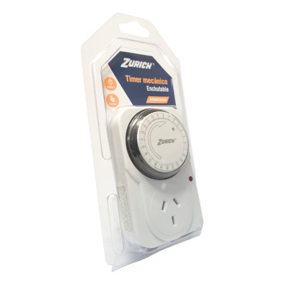 Timer Programable Mecanico Enchufable Zurich Vidriera 2hp | MercadoLibre
