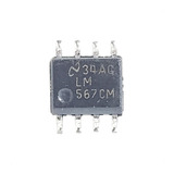 Pack X 4 Lm567cmx Lm567cm Smd Lm567 Decodificador De Tono