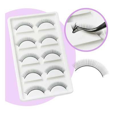 Pestañas de Práctica para Lashistas Principiantes Mink Sintético 5 Pares | MercadoLibre