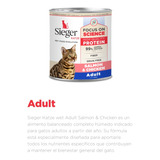 Latas Sieger Katze Wet Adult Salmon & Chicken 340g.