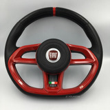 Volante Gti Vermelho Logo Vermelho Fiat Uno Fire Ano 2005