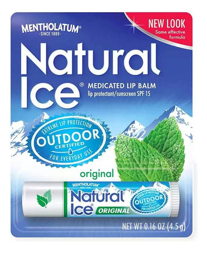 Lip Ice Labial Natural Ice Original 4,5gr