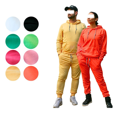 Conjunto Deportivo Pans Unisex Completo De Moda 8 Colores