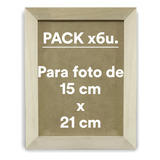 Portarretrato 15x21 Cm Pack X 6 Unidades