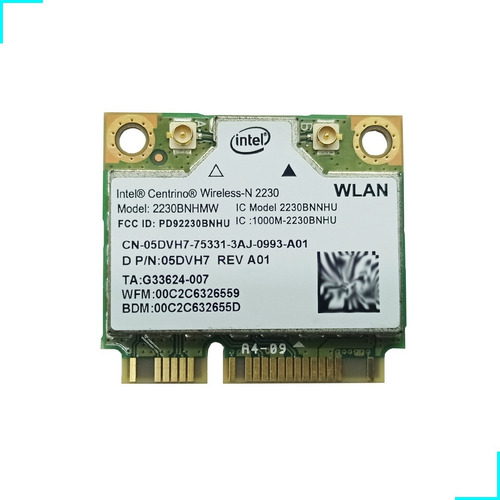 Placa Dell Wlan Wifi Wireless Inspiron 7720/5520 - Dpn 5dvh7