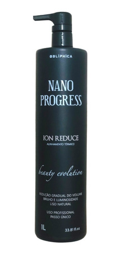  Nano Progress Ion Reduce Alinhamento Orgânico Obliphica 1lt