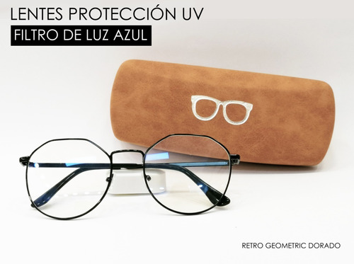 Lentes De Descanso / Protección Luz Azul / Retro Geometric