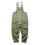 A Pantalon Cargo Hombre Suelto Retro Boyfriend Overol