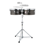 Latin Percussion Karl Perazzo Top-tuning Timbales Black