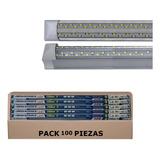 Lampara Led Tubo Regleta 48w De 120cm Luz Fria Pack 100 Pzas