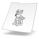 Stencil Reusable Galletas- Marshall Paw Patrol 