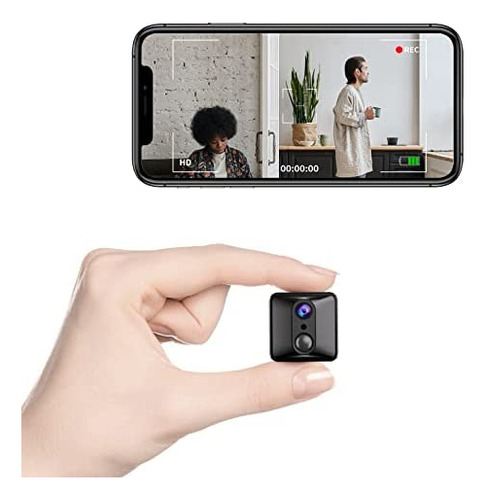 Mini Cámara Espía Oculta 4k Wifi Nanny Cam Inalámbrica Pir P