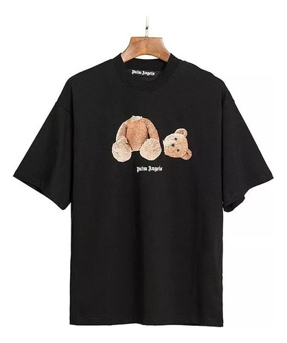 Playera Street Palm Angels Osito Decapitado Bear Negro