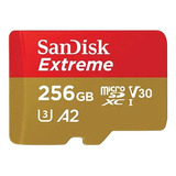 Tarjeta Memoria Microsd Sandisk Estreme 256gb 4k