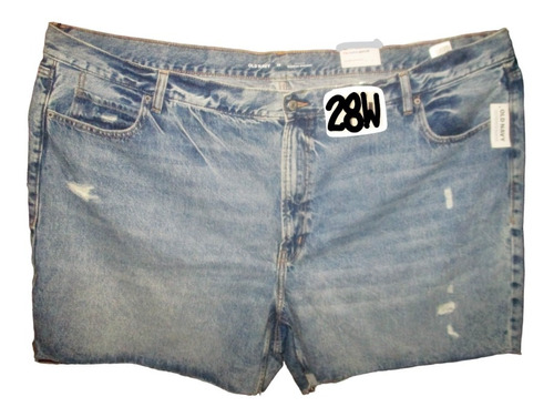 Short Azul Mezclilla Dama Talla 28 4x ( 48 /50 Mx) Old Navy