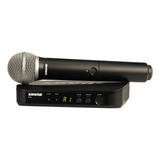 Sistema Microfone Sem Fio Blx-24br/pg58-j10 De Mão - Shure