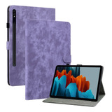 Funda De Tableta De Pu For Samsung Galaxy Tab S7/tab S8
