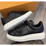 Tenis Alexander Mcqueen Negra Caja Unisex Original Envgratis