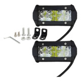 Kit 2 Farol De Barra Super Led 4d 30w 12v Moto Off Road