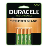 Pack De 4 Baterías Recargables Aaa 4 Duracell