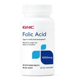 Gnc I Folic Acid I 1000mcg I 100 Tablets I Usa 