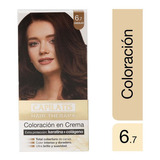  Capilatis Coloración En Crema Kit Completo - Los Tonos Tono 6.7 Chocolate