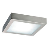 Plafon Panel Candil Led Cuadrado Platil 12w Calido Frio