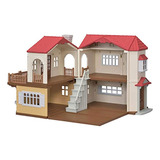 Casa De Campo Con Techo Rojo De Calico Critters