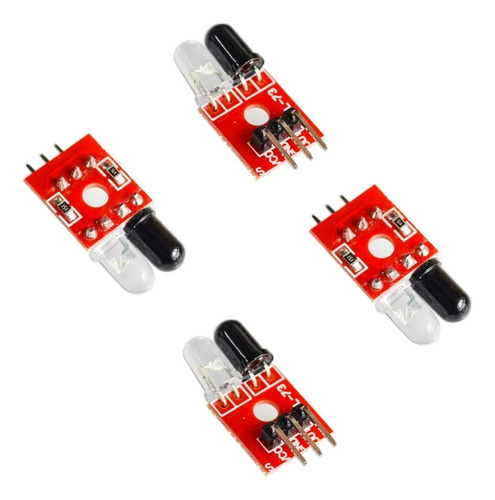 Juego De 4 Mini Sensor Evasor De Obstáculos Yl-73, Arduino