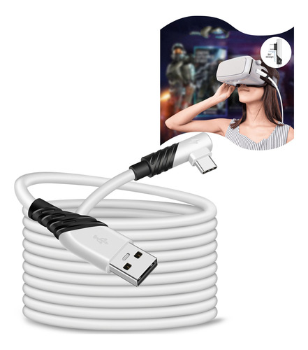 Cable Para Lente Oculus Link Usb-c A 3.0 (5 M) Carga Rapida