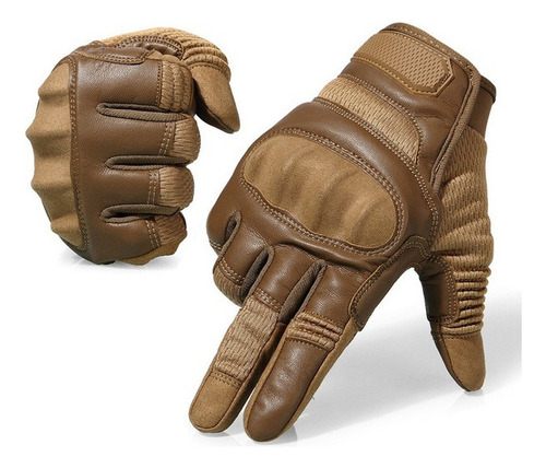 . Guantes Con Pantalla Táctil For Motocicleta De Piel Sinté