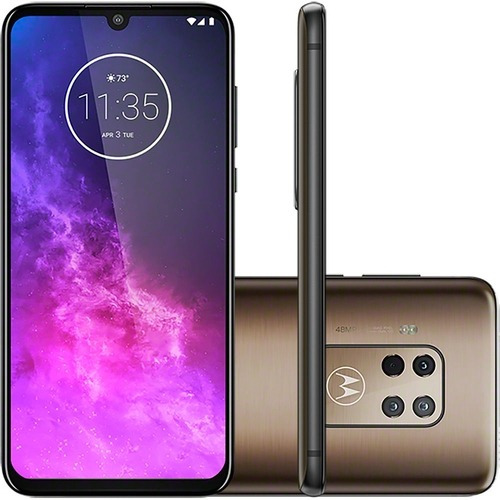 Motorola One Zoom 128gb 4gb 6.4'' Bronze - Seminovo - C/ Nf