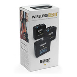 Rode Wireless Go Il 2 Microfones + Receptor + Estojo + Cabos