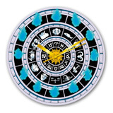 Reloj De Pared Caballeros Del Zodiaco Saint Seiya Casas 30cm