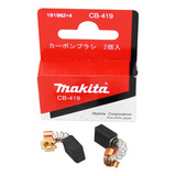 Juego Carbones Originales Makita Cb419 Fs4000