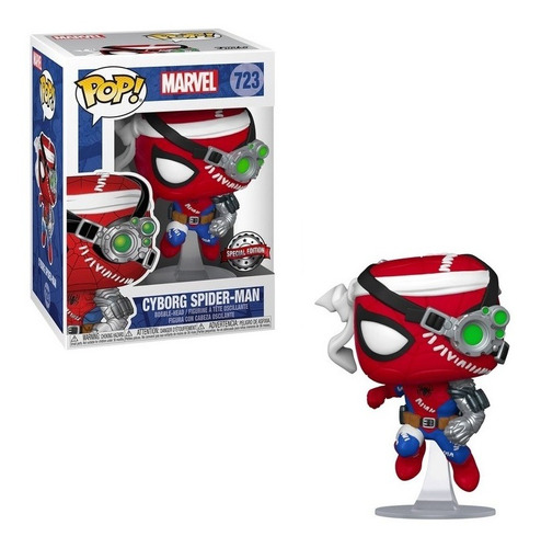 Funko Pop Marvel Spider-man Cyborg 723 Edición Especial Original