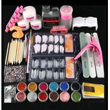 Kit De Manicura De Uñas Acrílico Con Líquido Acrílico (23 Pi