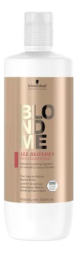 Schwarzkopf  Acondicionador Enriquecido Blondme X1l