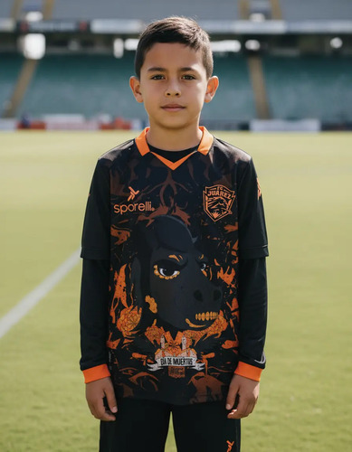 Jersey Bravos De Juarez Dia De Muertos Niño 24-25 Sporelli | Envío gratis
