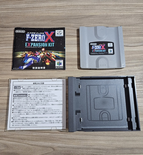 F Zero X Expansion Kit Nintendo 64dd Completo Na Caixa